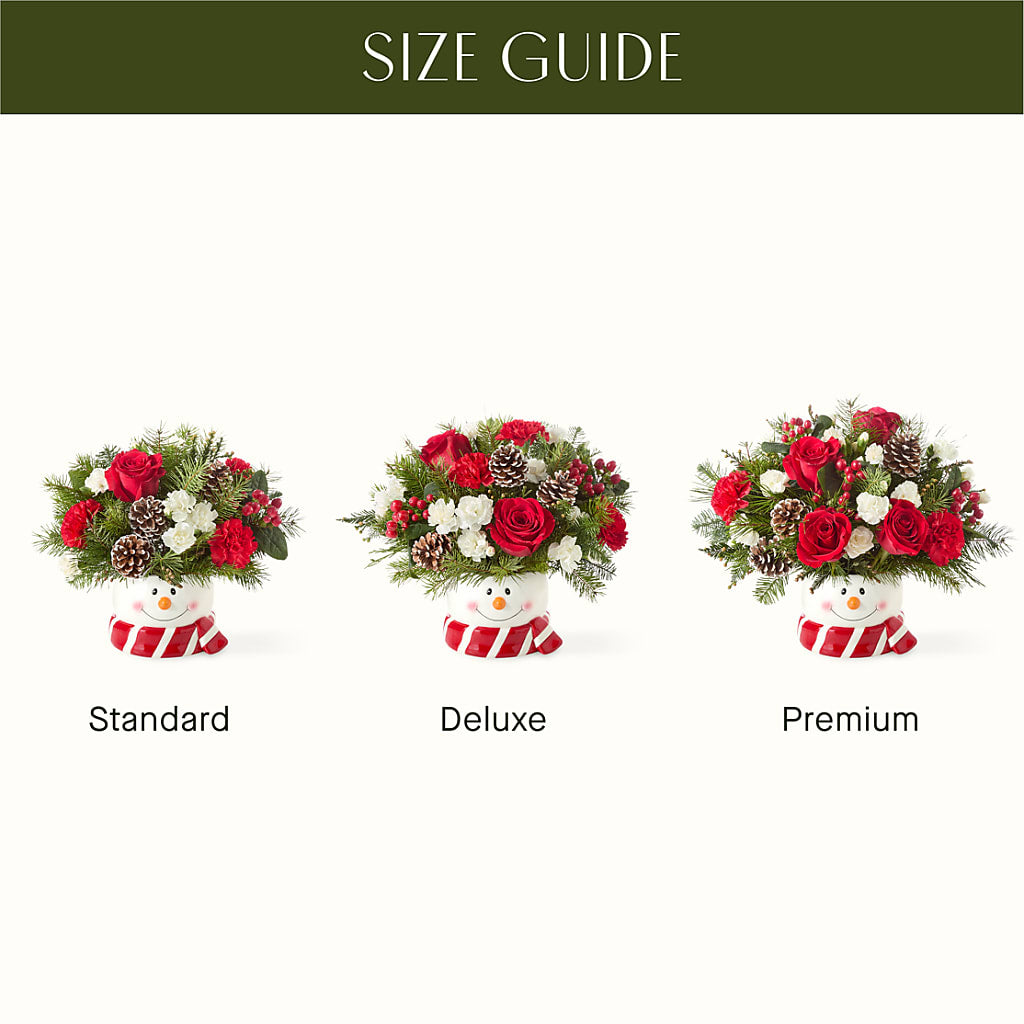 Jolly Snowman Bouquet – Albertsons, Pleasanton CA