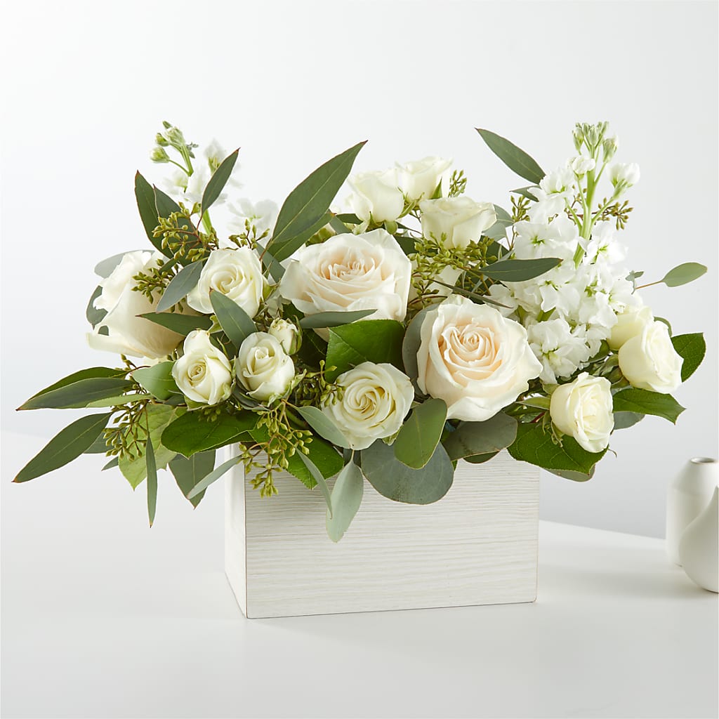 Fresh Linen Box Bouquet – Albertsons, Pleasanton CA