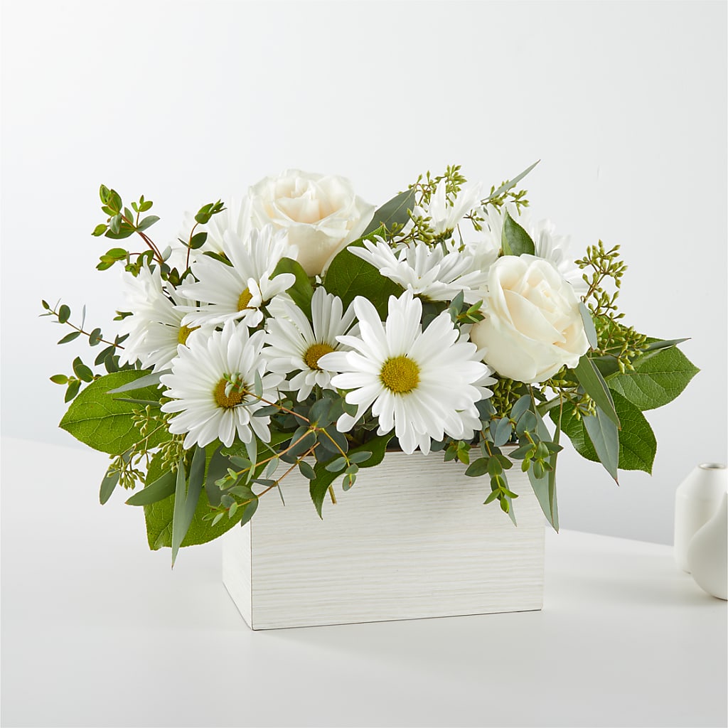 Fresh Linen Box Bouquet – Albertsons, Pleasanton CA