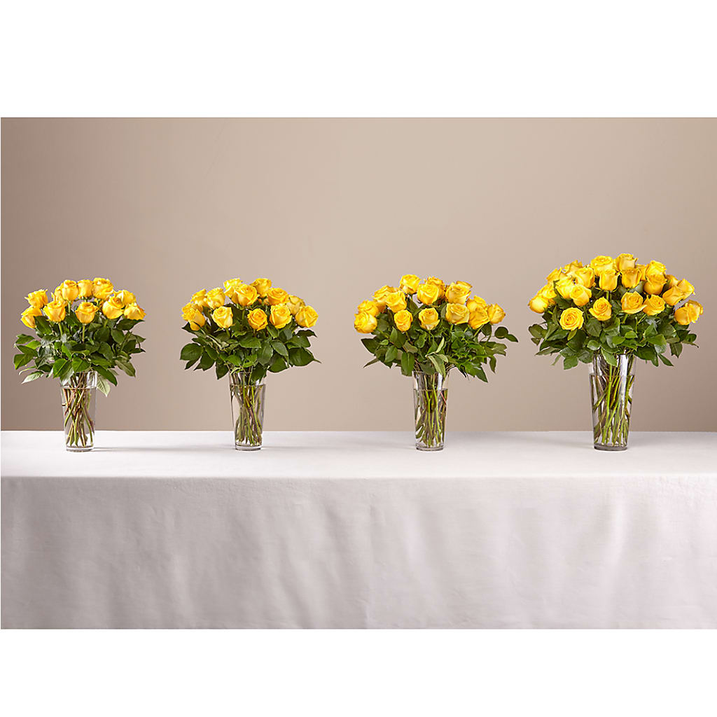 Long Stem Yellow Rose Bouquet – Albertsons, Pleasanton CA