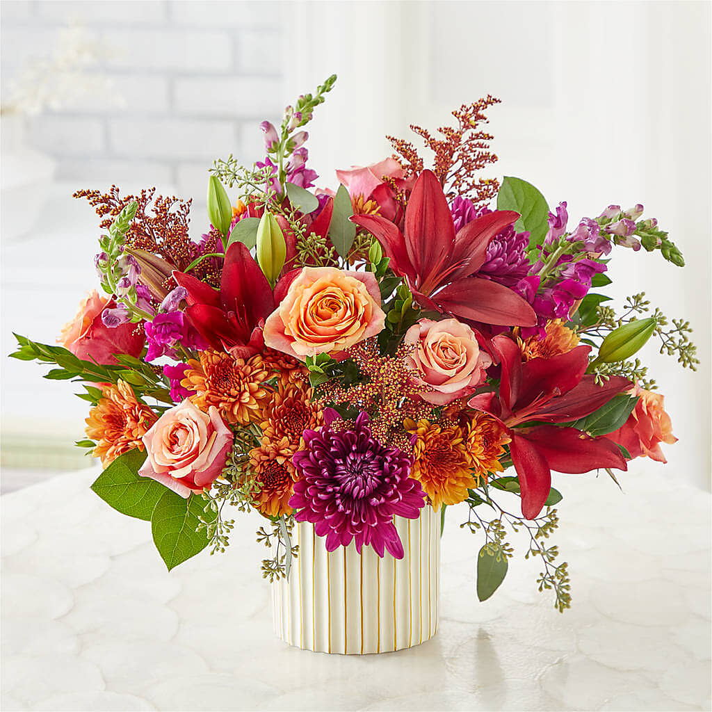 Burgundy Landscape Bouquet – Albertsons, Pleasanton CA