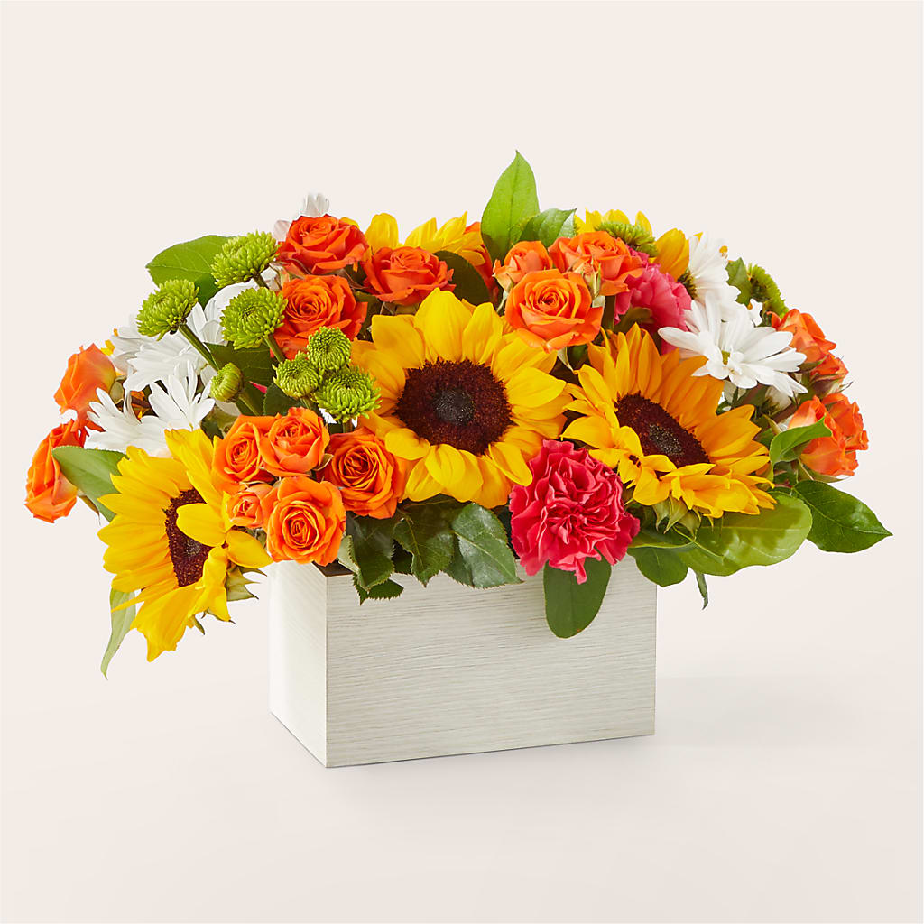Sun-drenched Blooms Box Bouquet – Albertsons, Pleasanton CA