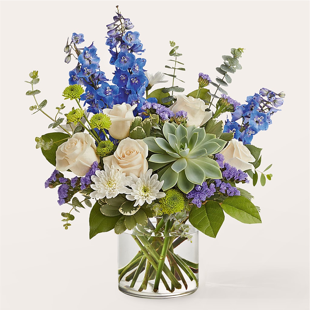 Cerulean Waves Bouquet – Albertsons, Pleasanton CA