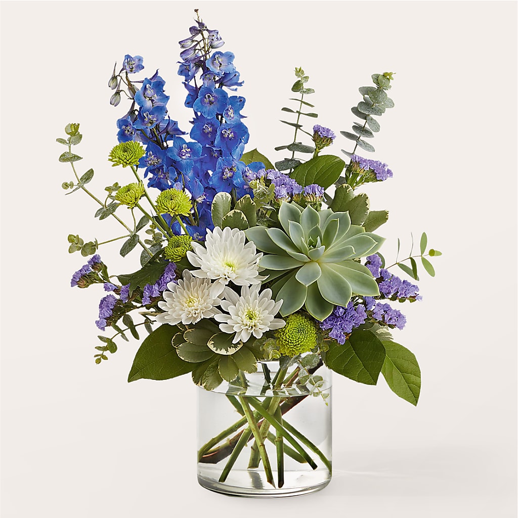 Cerulean Waves Bouquet – Albertsons, Pleasanton CA