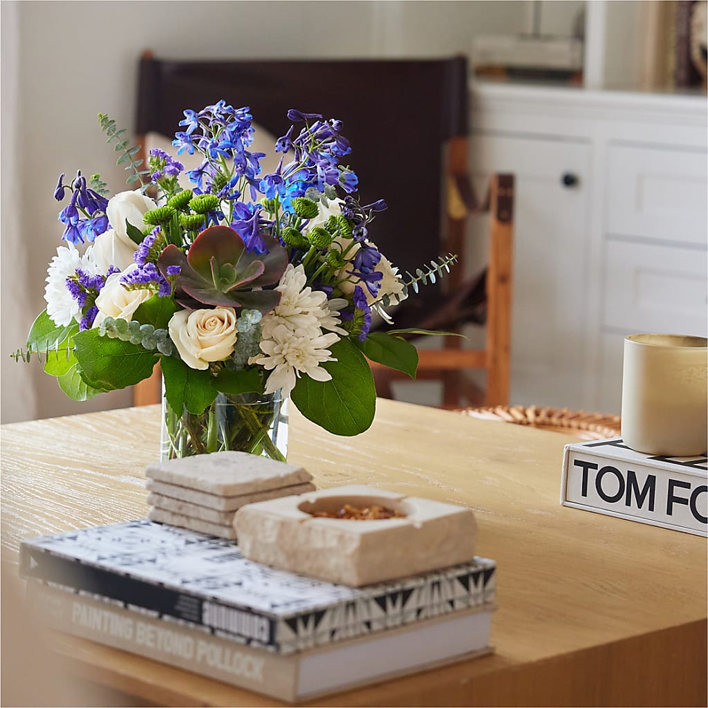 Cerulean Waves Bouquet – Albertsons, Pleasanton CA