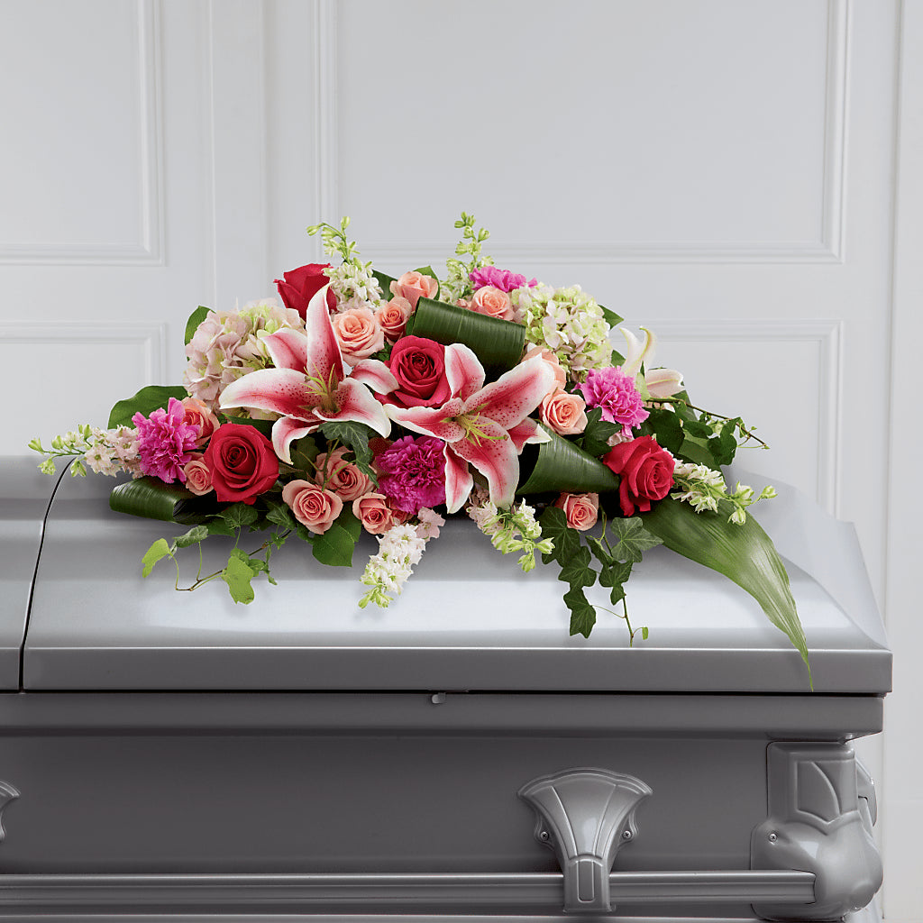 Splendid Grace Casket Spray – Albertsons, Pleasanton CA
