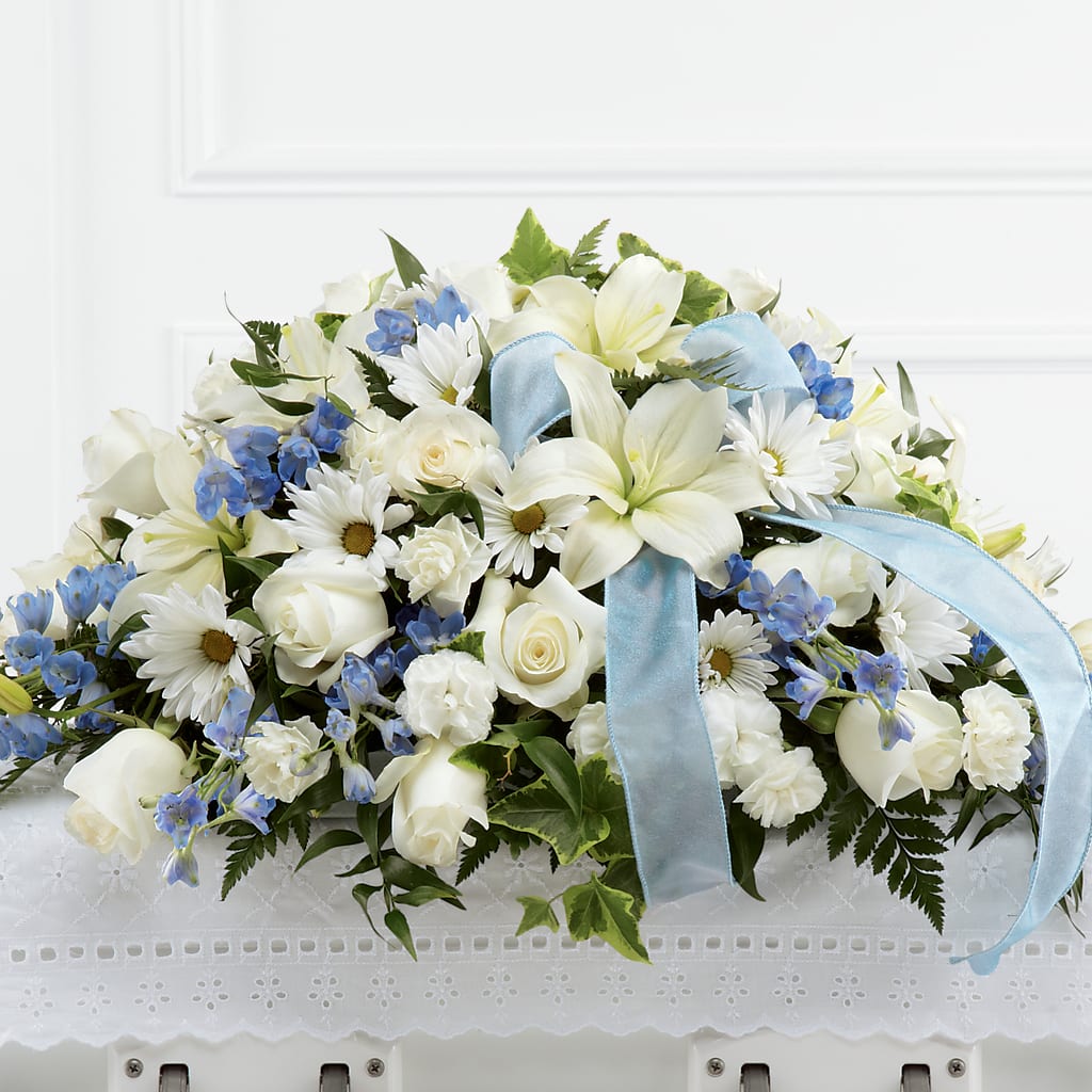 Tender Treasure Casket Spray – Albertsons, Pleasanton CA