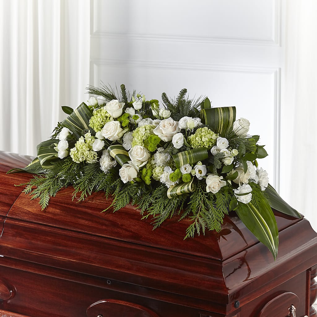 Hopeful Gesture Casket Spray – Albertsons, Pleasanton CA