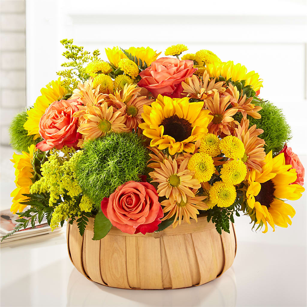 Harvest Sunflower Basket – Albertsons, Pleasanton CA