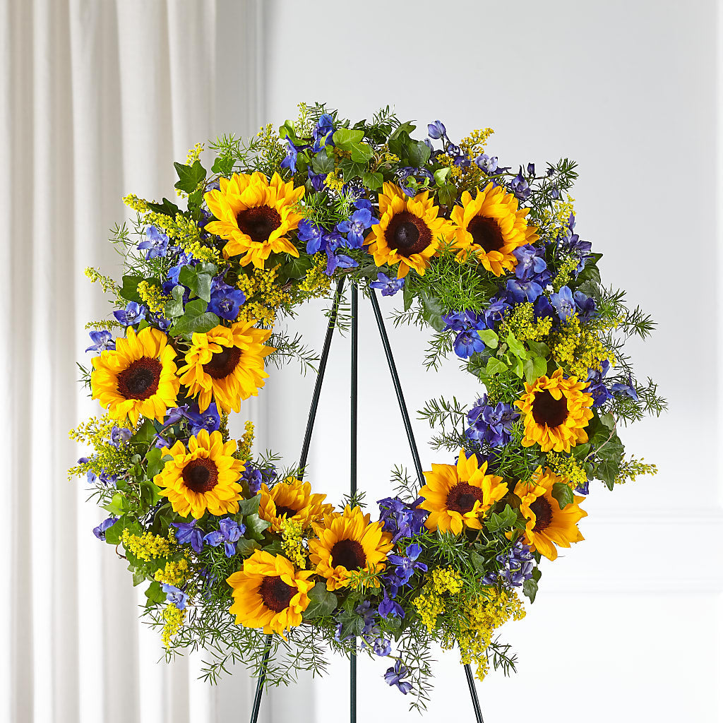 Bright Rays Wreath – Albertsons, Pleasanton CA
