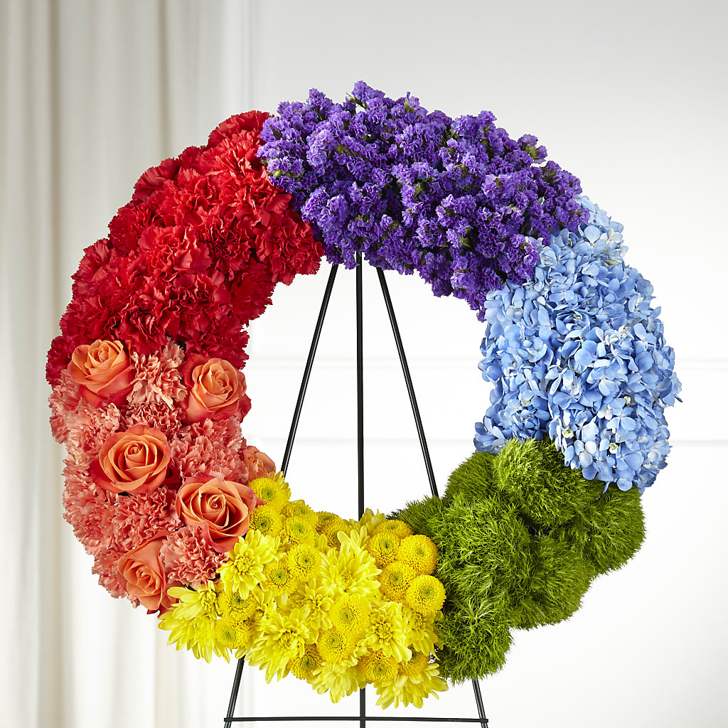 Circle of Love Wreath – Albertsons, Pleasanton CA
