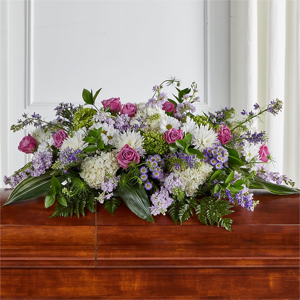 Meadows of Serenity Casket Spray – Albertsons, Pleasanton CA