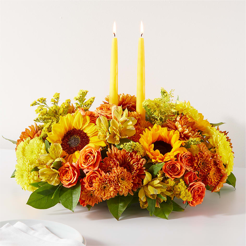 Autumn Harmony Centerpiece – Albertsons, Pleasanton CA
