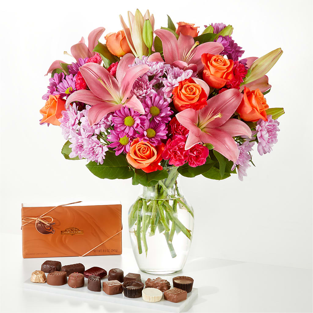 One and Only Bouquet and Chocolate Bundle – Albertsons, Pleasanton CA