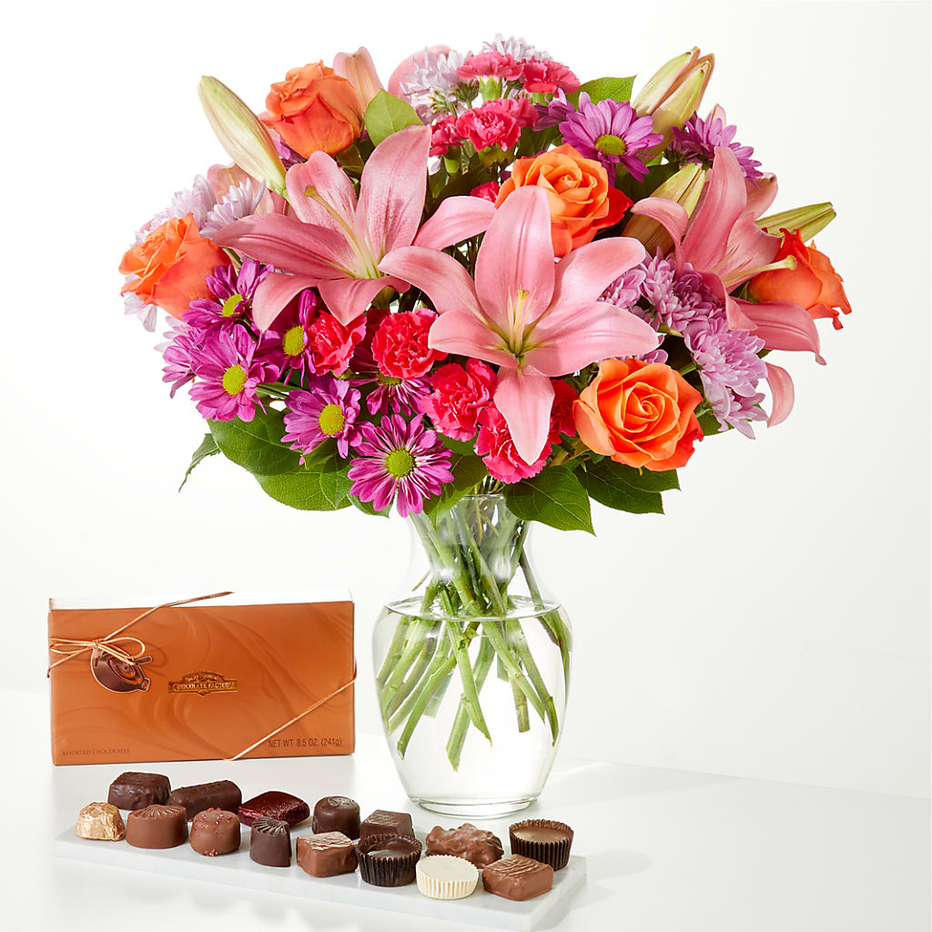 One and Only Bouquet and Chocolate Bundle – Albertsons, Pleasanton CA
