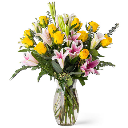 Premium Unforgettable Rose Lilly Yellow –  Albertsons, Pleasanton CA
