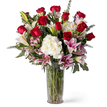 Lux Unforgettable Red Arrangement –  Albertsons, Pleasanton CA