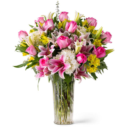 Lux Unforgettable Pink Arrangement –  Albertsons, Pleasanton CA