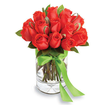Chic Rose Arrangement Orange –  Albertsons, Pleasanton CA