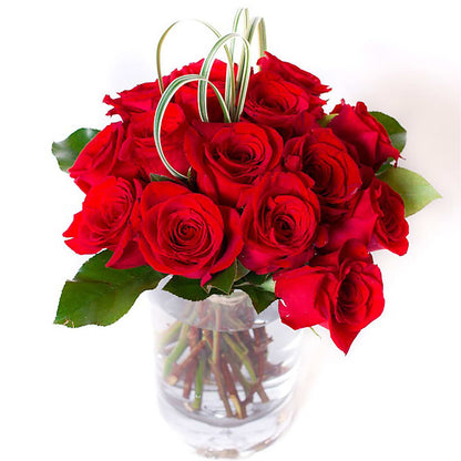 Chic Rose Arrangement Red –  Albertsons, Pleasanton CA