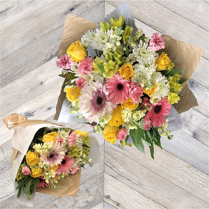 Dewdrop Wrapped Bouquet –  Albertsons, Pleasanton CA