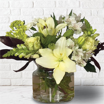 White Elegance Arrangement –  Albertsons, Pleasanton CA