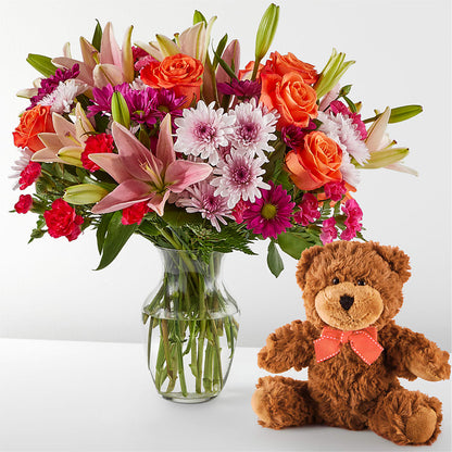 Here's Looking at You Bouquet & Bear Set –  Albertsons, Pleasanton CA