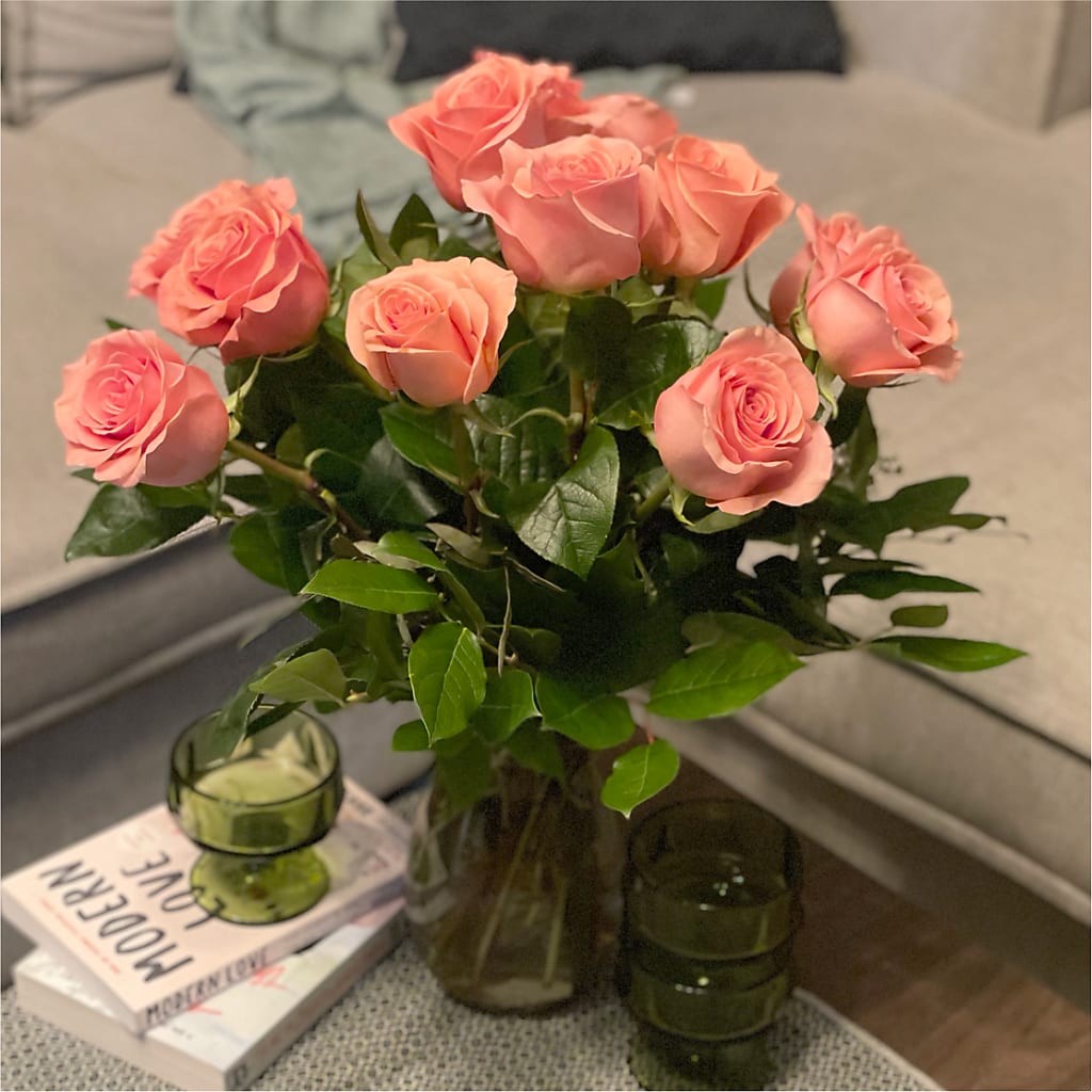 Long Stem Pink Rose Bouquet –  Albertsons, Pleasanton CA