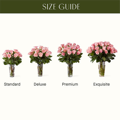 Long Stem Pink Rose Bouquet –  Albertsons, Pleasanton CA