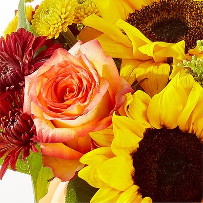 Golden Gourd Pumpkin Bouquet –  Albertsons, Pleasanton CA