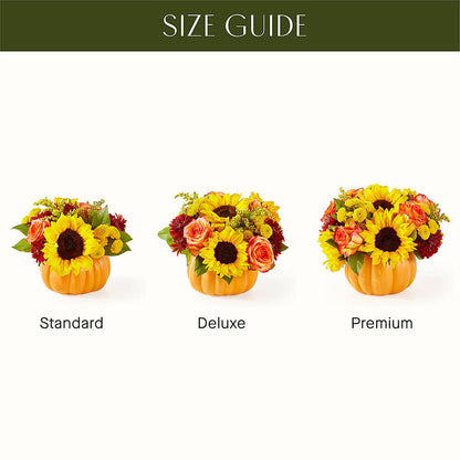 Golden Gourd Pumpkin Bouquet –  Albertsons, Pleasanton CA