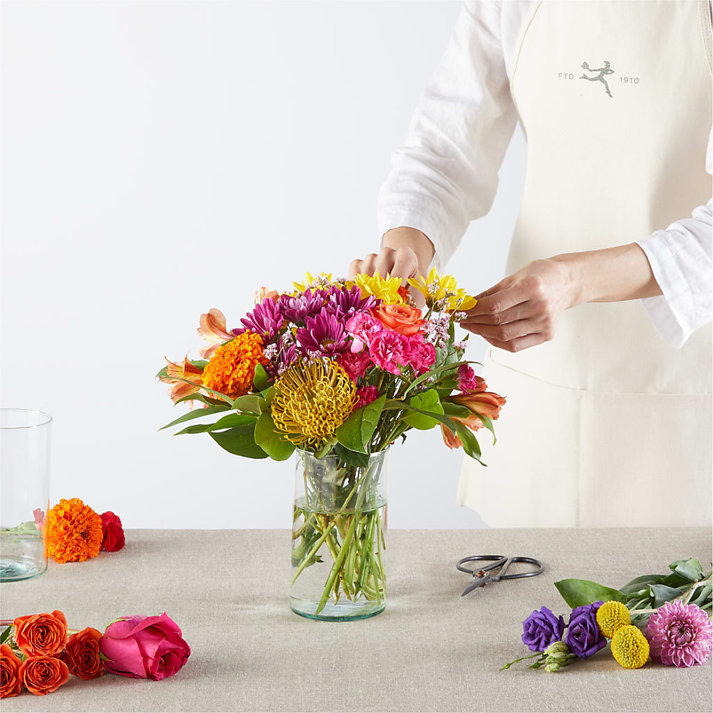 Feast of Color – A Florist Original –  Albertsons, Pleasanton CA