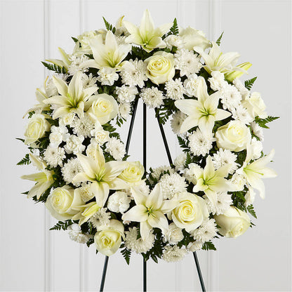 Treasured Tribute Wreath –  Albertsons, Pleasanton CA