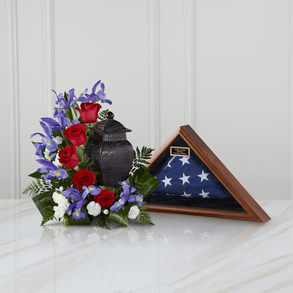 Patriotic Tribute Arrangement –  Albertsons, Pleasanton CA