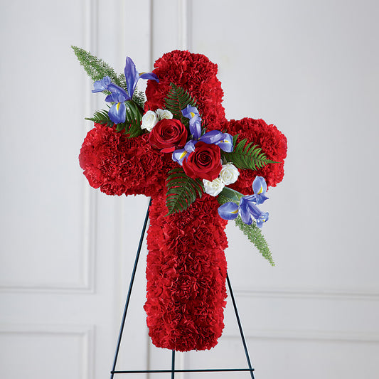Faithful Hero Floral Cross –  Albertsons, Pleasanton CA