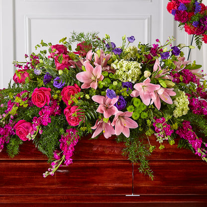 Radiant Tribute Casket Spray –  Albertsons, Pleasanton CA