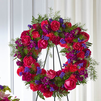 Calming Colors Wreath –  Albertsons, Pleasanton CA