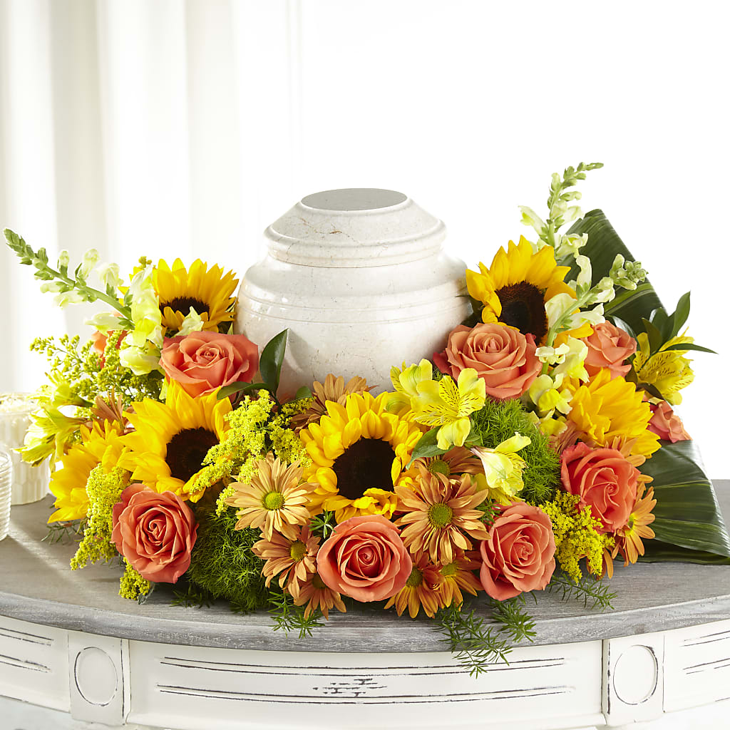 Faithful Sunflower Cremation Adornment –  Albertsons, Pleasanton CA