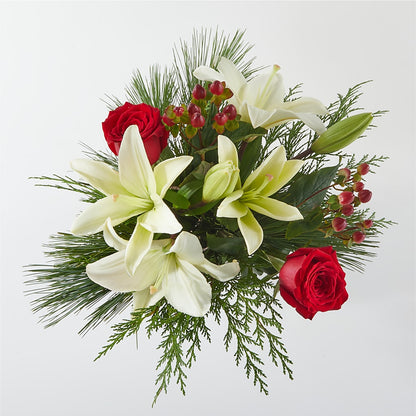 Evergreen Delight Bouquet & Happy Birthday Topper –  Albertsons, Pleasanton CA