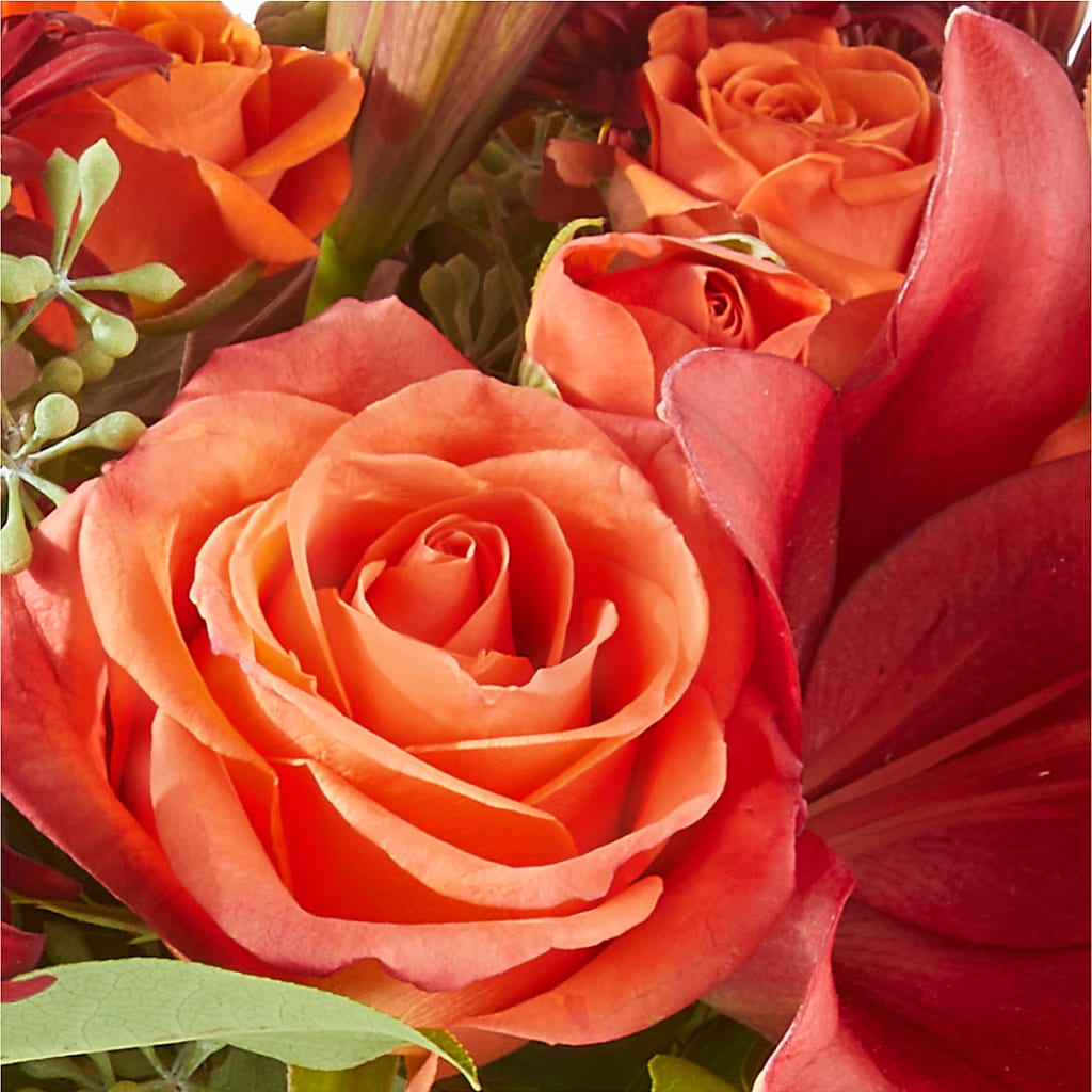 Crimson Leaves Bouquet –  Albertsons, Pleasanton CA