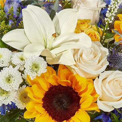 Wonderfully Sunny Bouquet –  Albertsons, Pleasanton CA