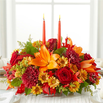 Autumn's Embrace Centerpiece –  Albertsons, Pleasanton CA