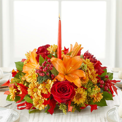 Autumn's Embrace Centerpiece –  Albertsons, Pleasanton CA
