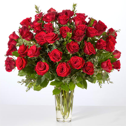 Forever Yours Fifty Stem Red Rose Bouquet –  Albertsons, Pleasanton CA